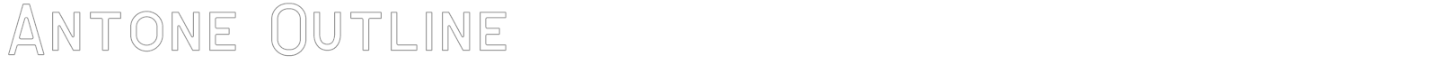 Antone font preview
